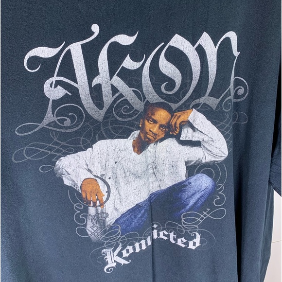 Vintage 2007 akon Canadian tour shirt - Picture 2 of 7